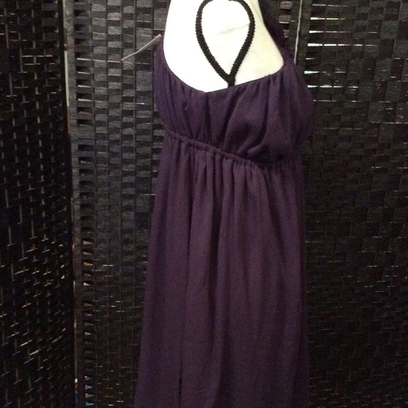 New MERONA Purple One-shoulder DRESS Sheer XS - Picture 3 of 16